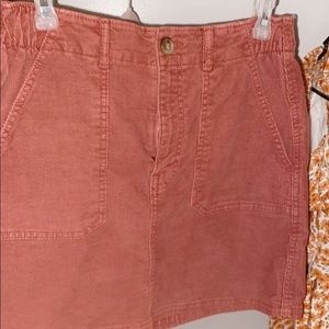 american eagle jean skirt